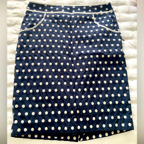 The Limited - Navy & Cream Pencil Skirt - Picture 1 of 3
